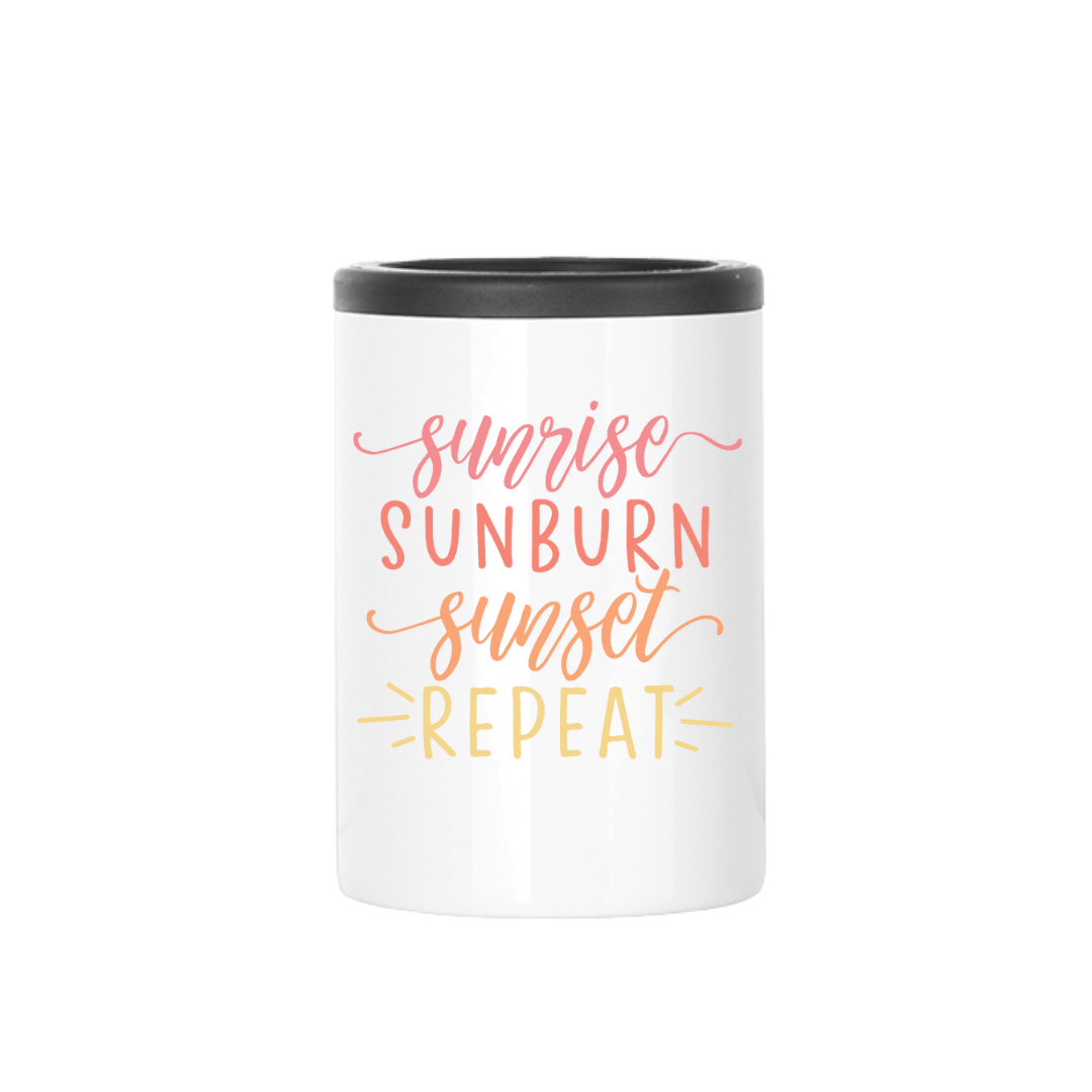 Insulated Can Cooler | Sunrise Sunset