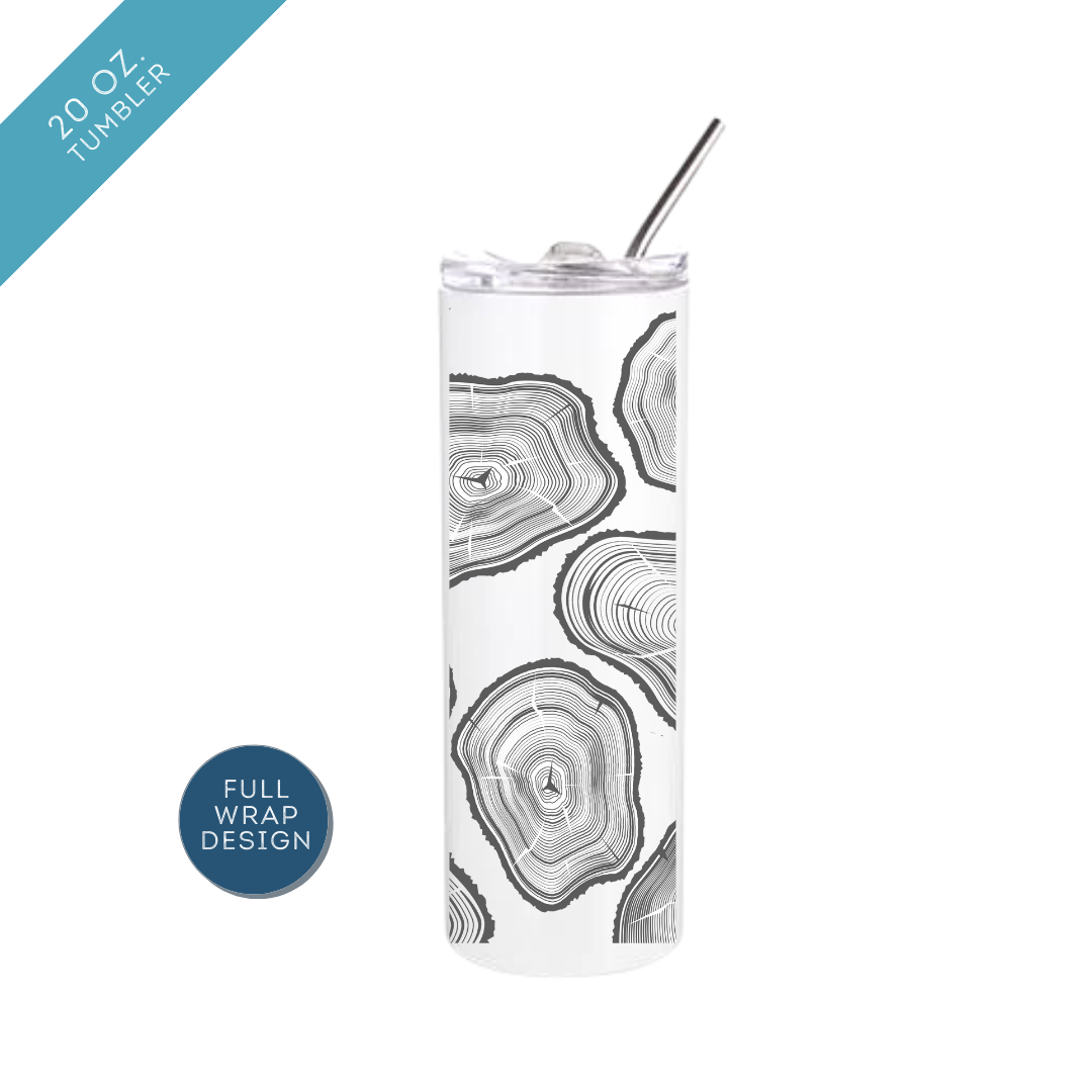 Insulated Tumblers | Tree Rings Wrap