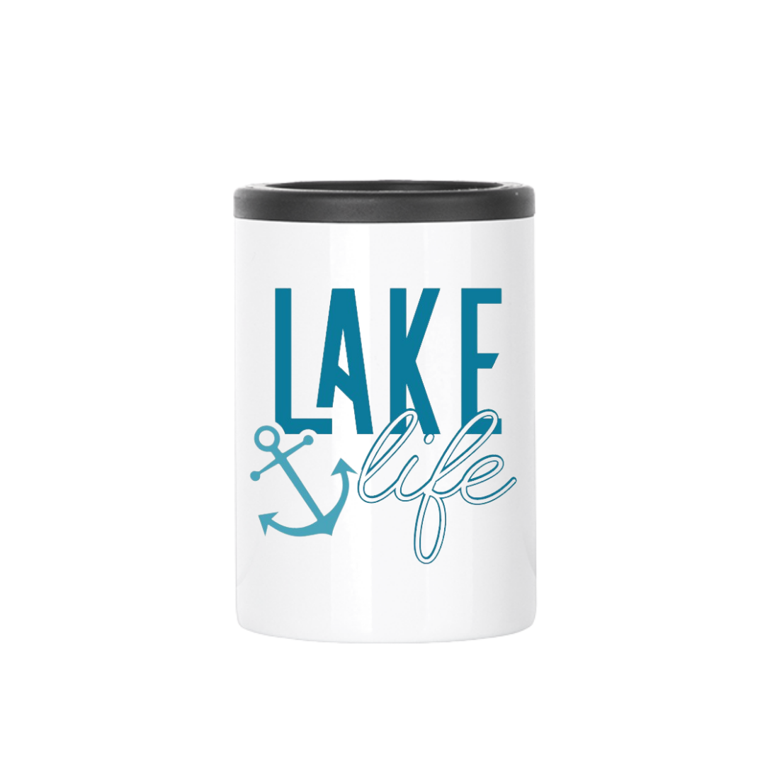Insulated Can Cooler | Lake Life Anchor