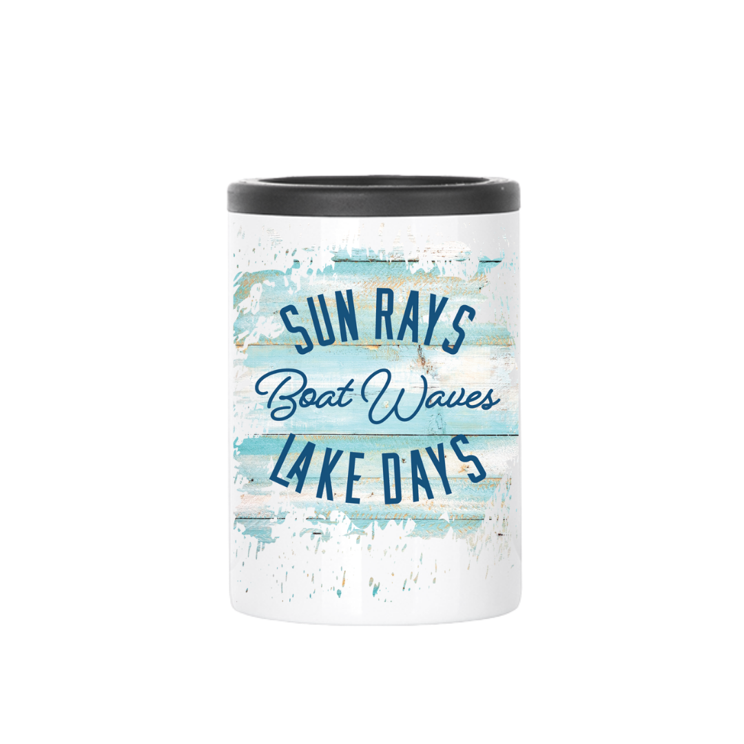 Insulated Can Cooler | Sun Rays Lake Days