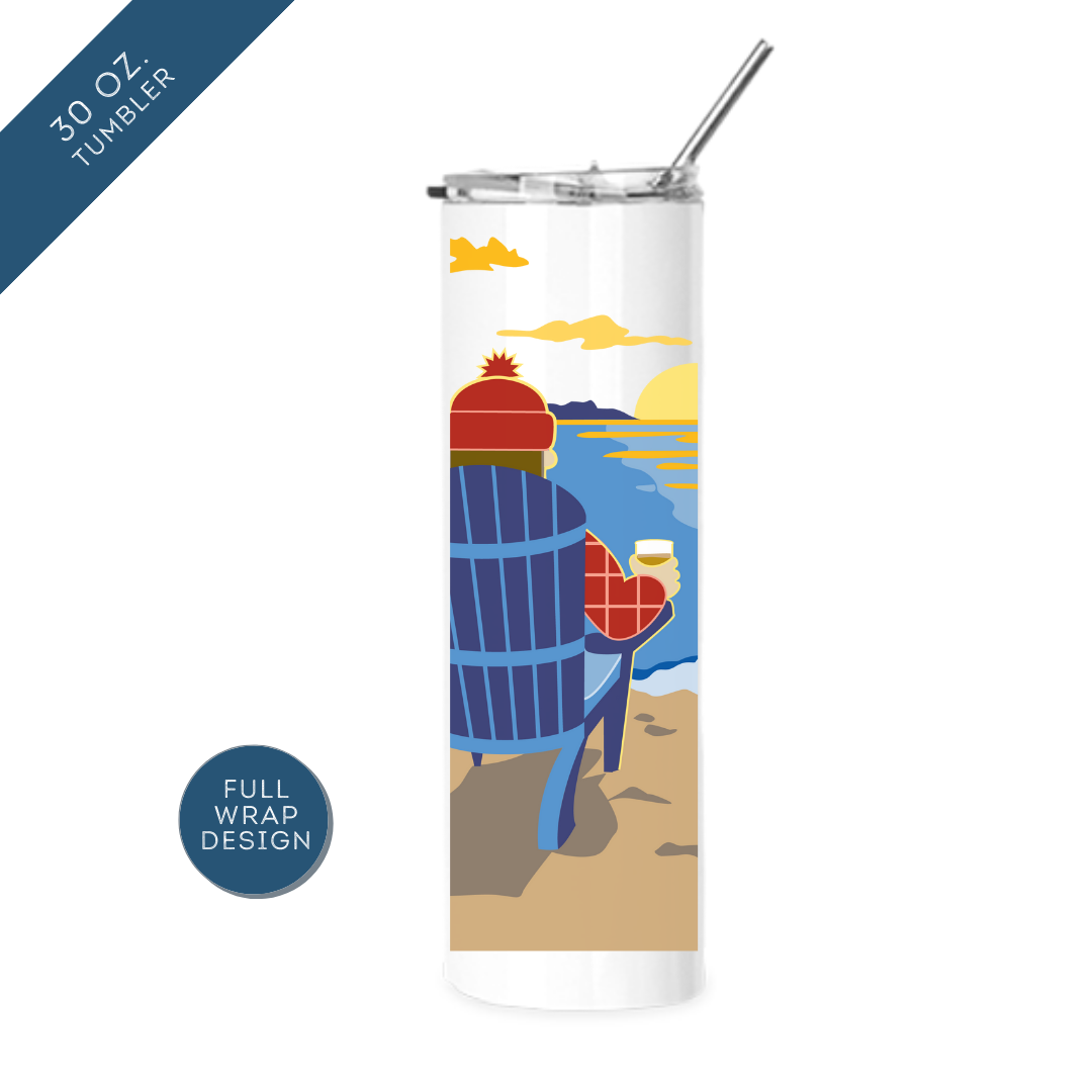 Insulated Tumblers | Paul Bunyan + Babe Sunset Wrap