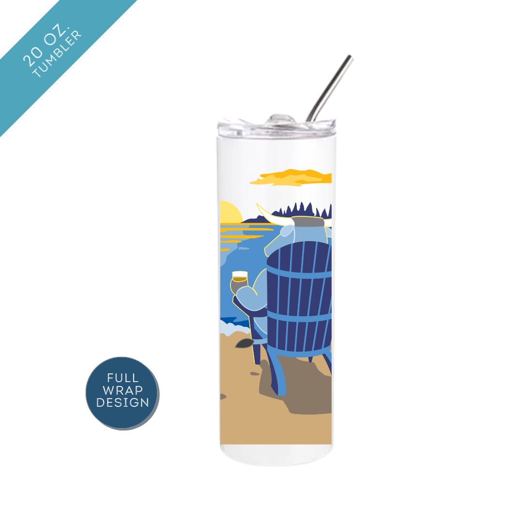 Insulated Tumblers | Paul Bunyan + Babe Sunset Wrap