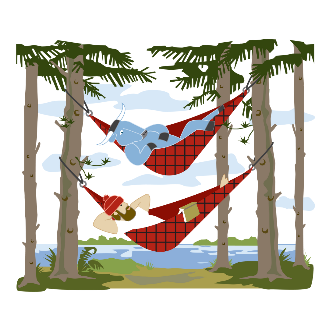 Insulated Skinny Cooler | Paul Bunyan + Babe Hammock Wrap