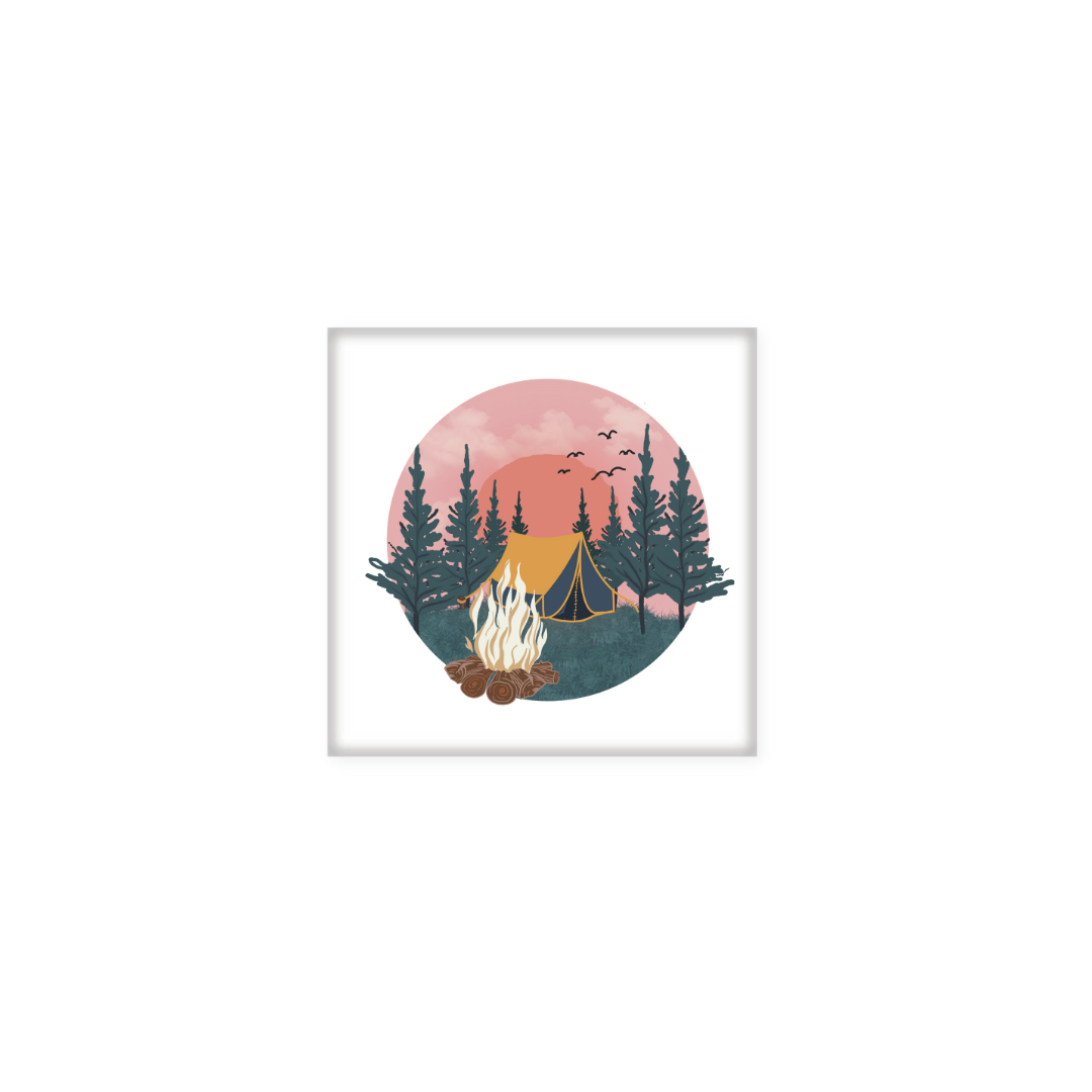 Magnet | Pink Sky Campsite