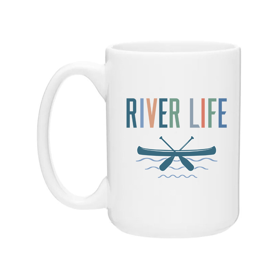 Ceramic Coffee Mug | River Life Canoe