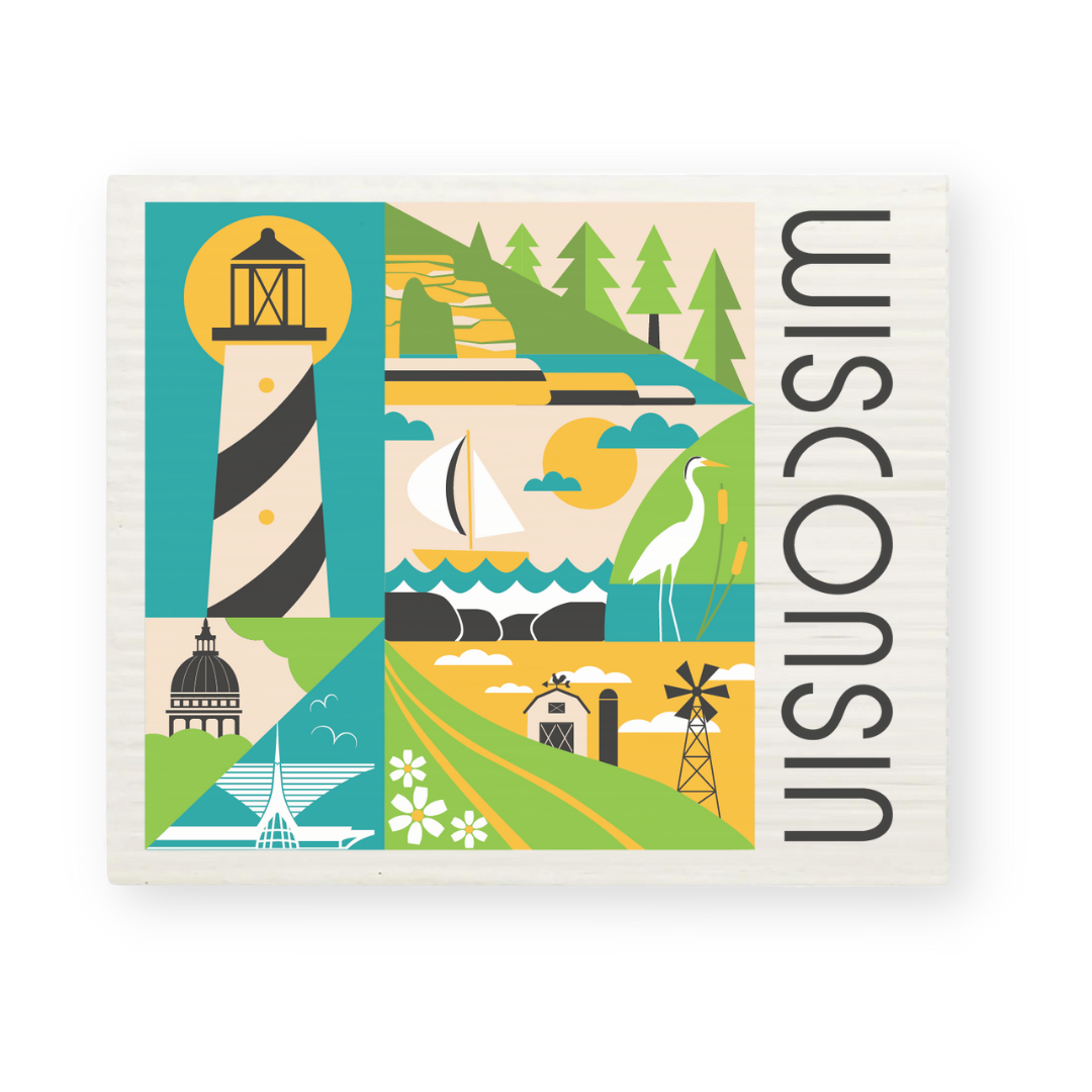 Swedish Dishcloth | WI Square Scenes