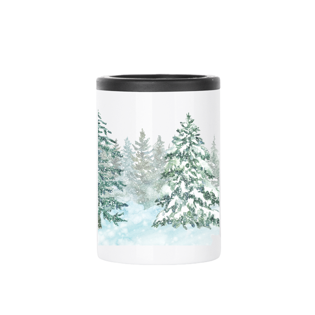 Insulated Can Cooler | Snowy Pines