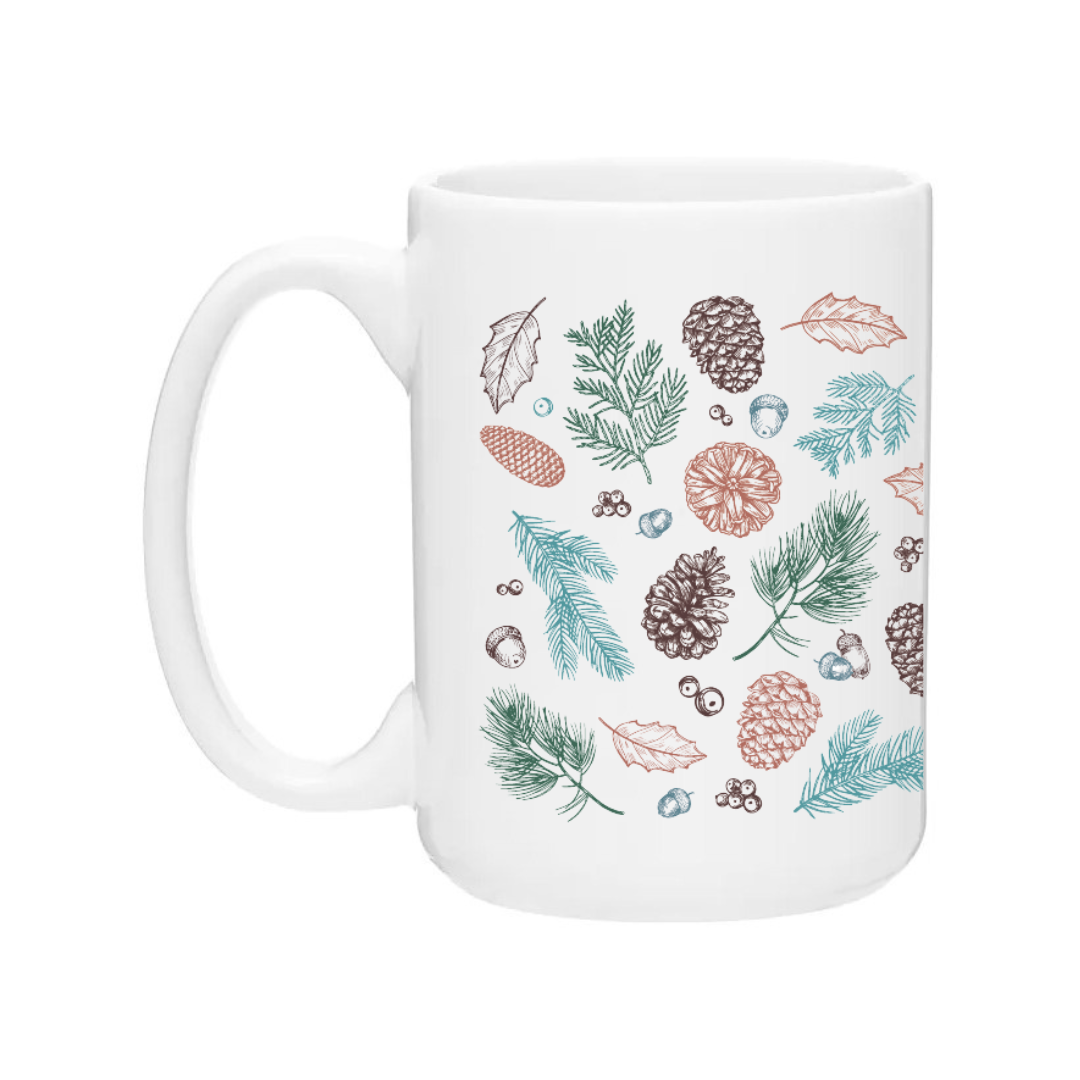 Ceramic Coffee Mug | Forest Floor Wrap