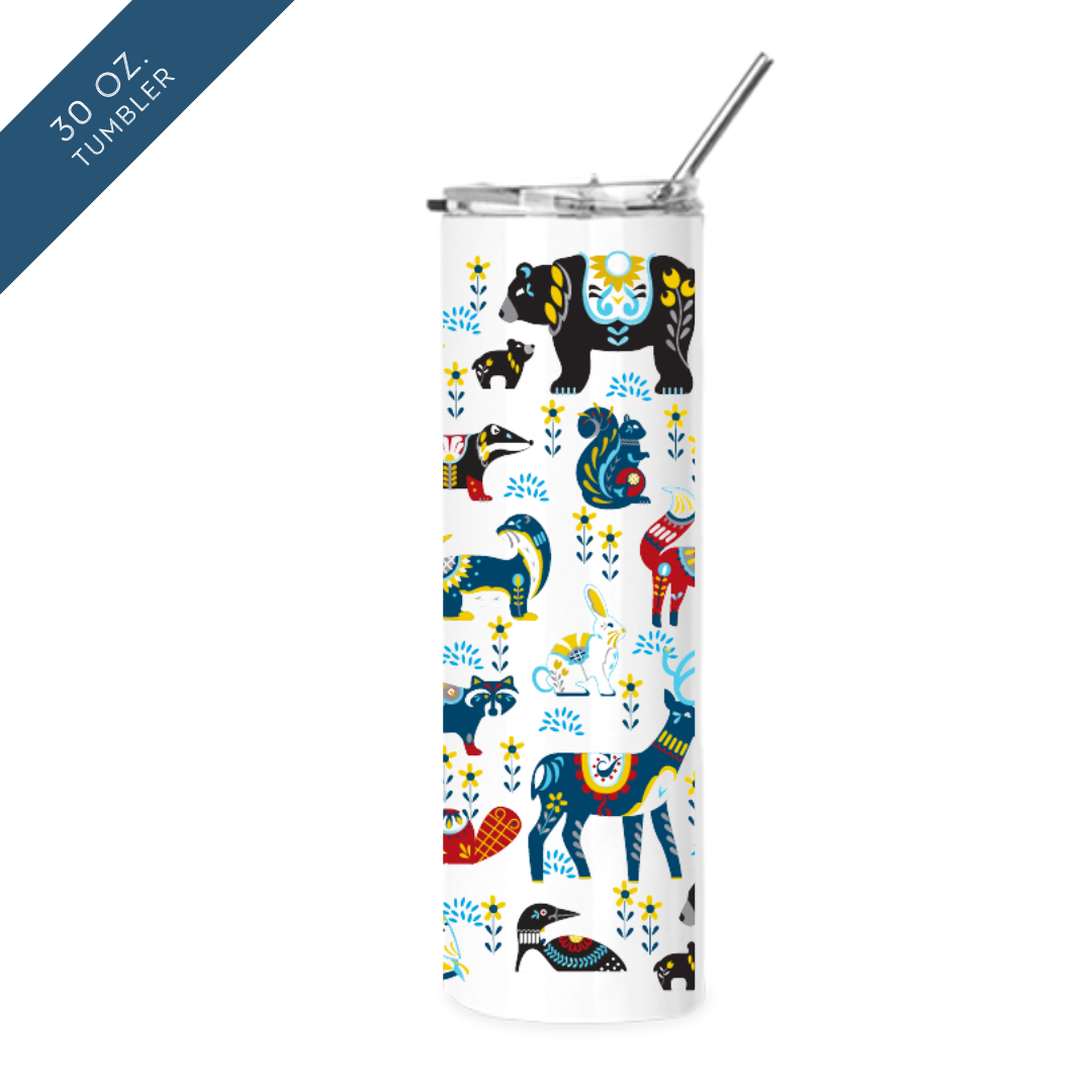 Insulated Tumblers | Dala Animals Wrap