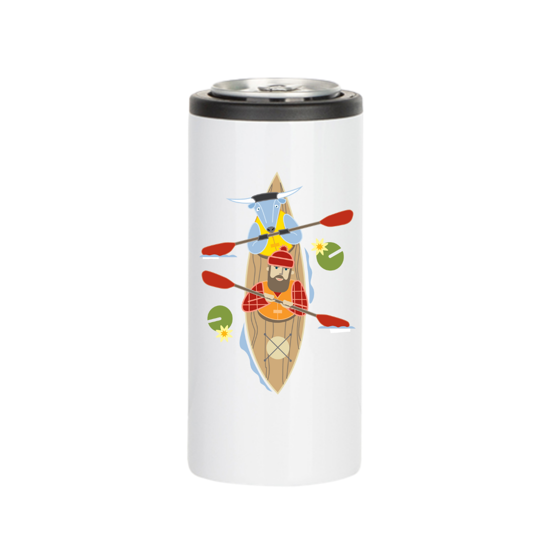Insulated Skinny Cooler | Kayak Paul Bunyan + Babe