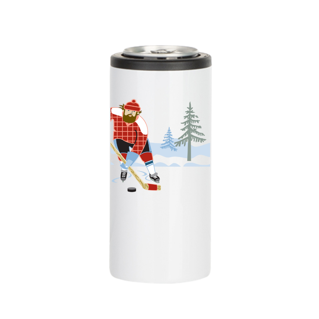 Insulated Skinny Cooler | Hockey Paul Bunyan + Babe Wrap