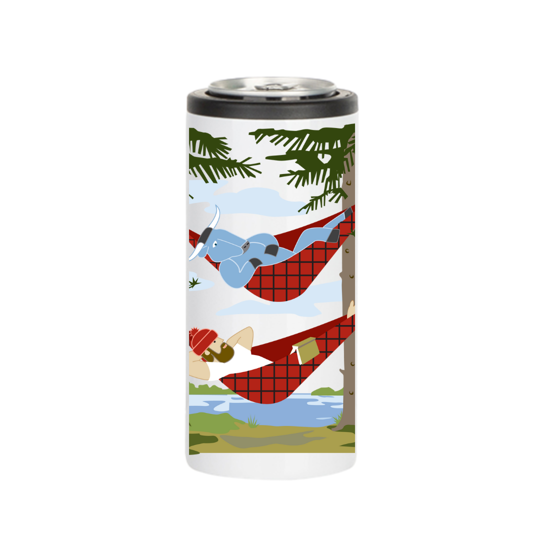 Insulated Skinny Cooler | Paul Bunyan + Babe Hammock Wrap