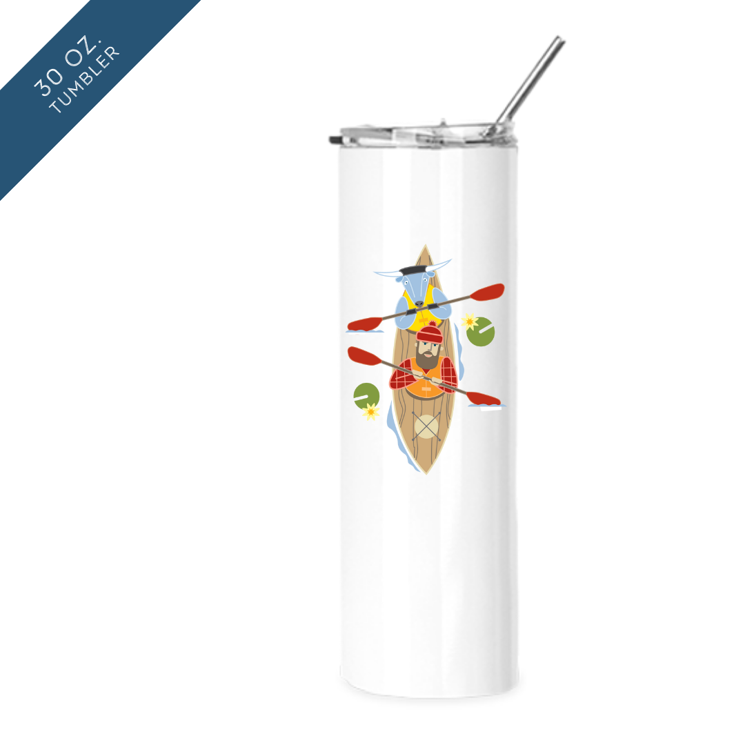 Insulated Tumblers | Kayak Paul Bunyan + Babe