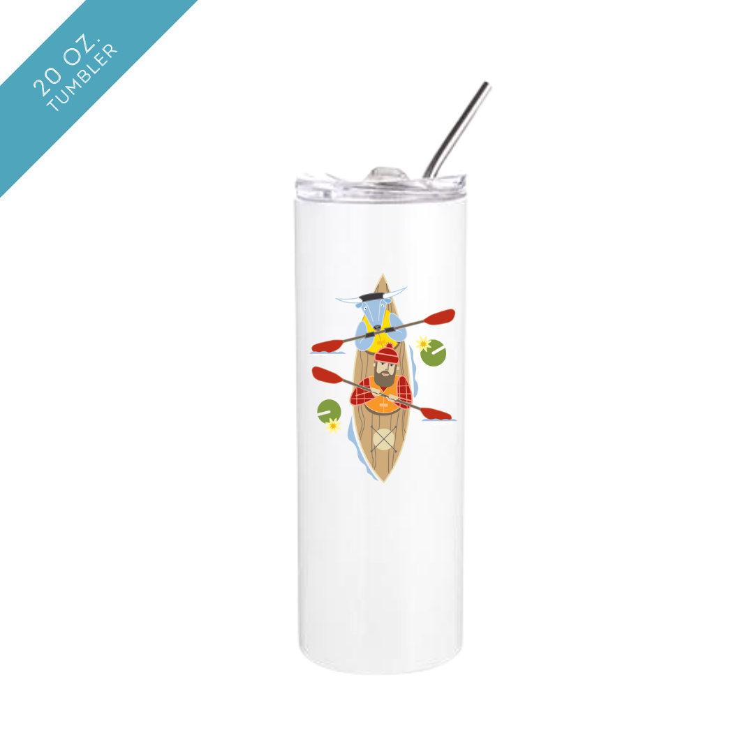 Insulated Tumblers | Kayak Paul Bunyan + Babe