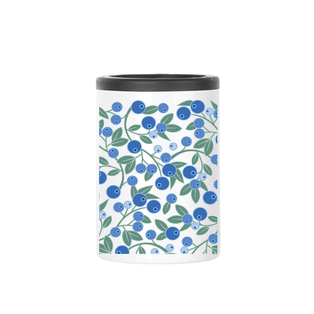 Insulated Can Cooler | Blueberries Wrap