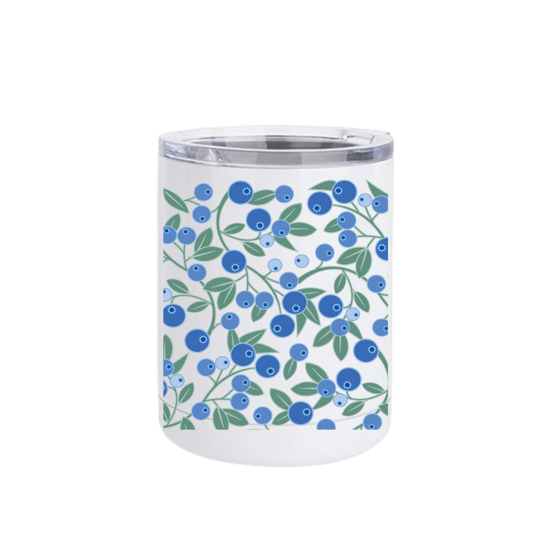 Short Tumbler | Blueberries Wrap
