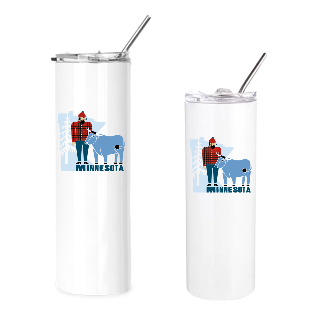 Insulated Tumblers | Minnesota Paul Bunyan + Babe