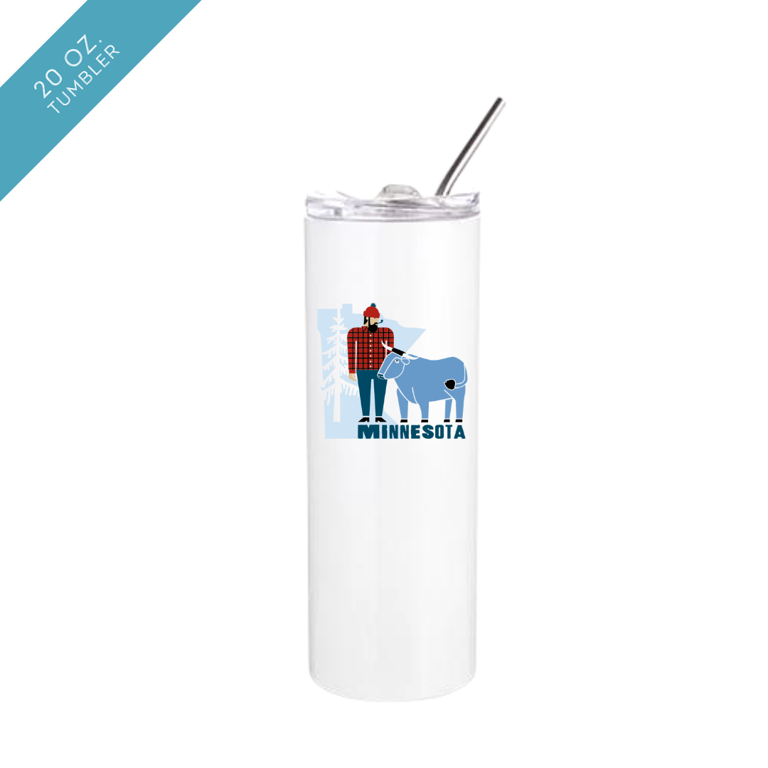 Insulated Tumblers | Minnesota Paul Bunyan + Babe