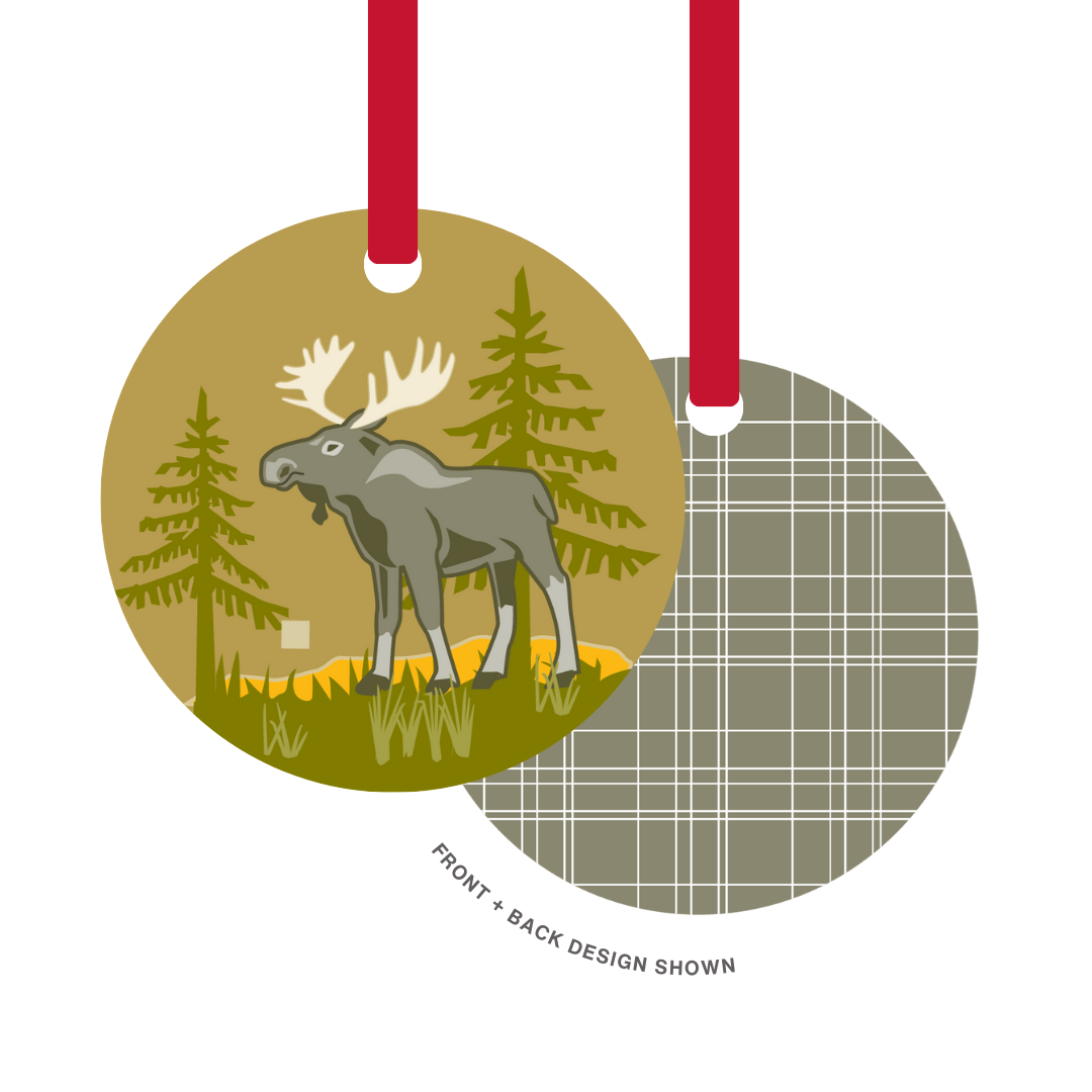 Metal Ornament | Moose