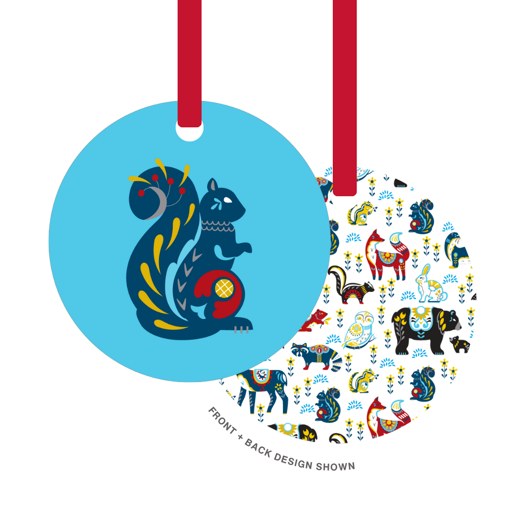 Metal Ornament | Dala Animals - Squirrel