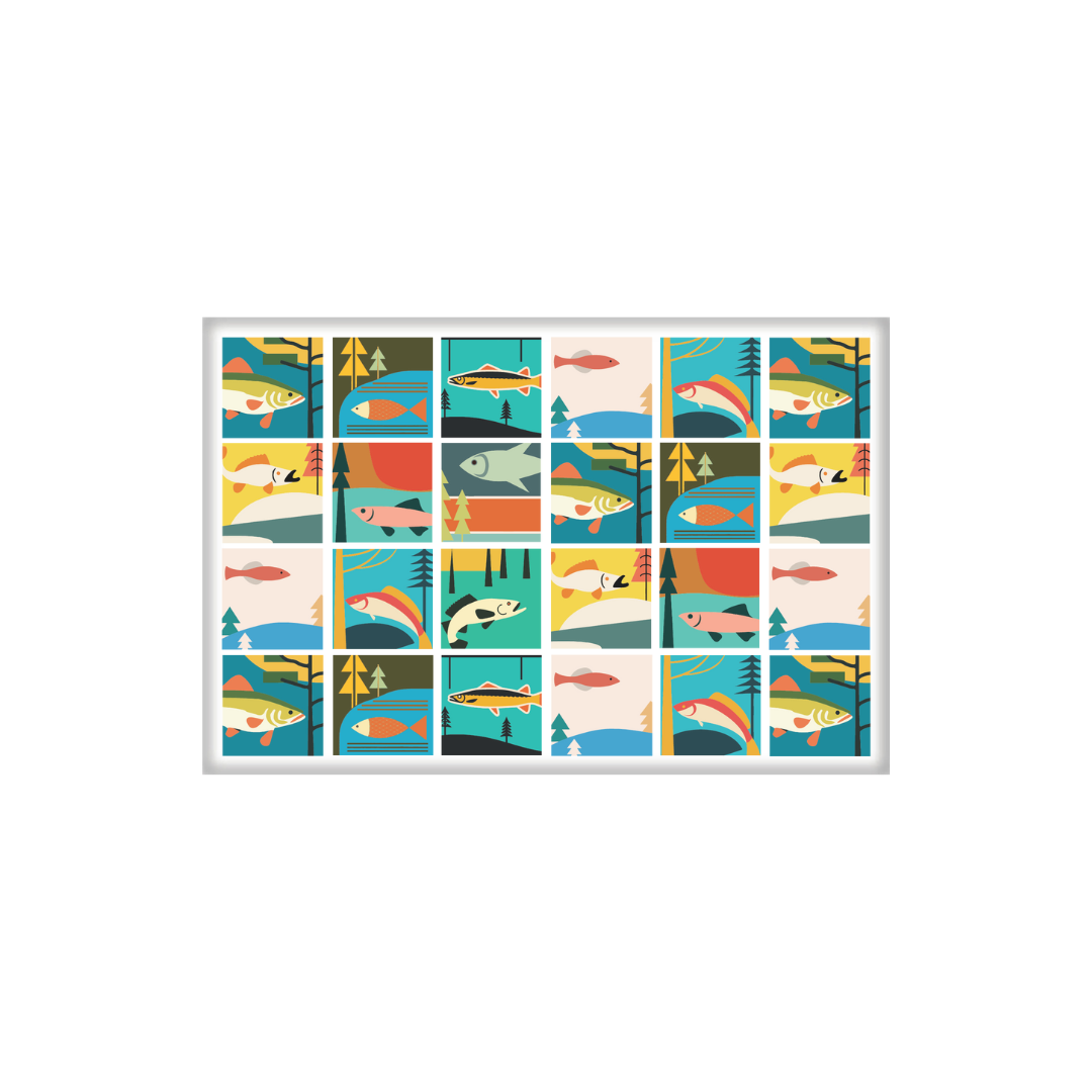 Magnet | Fish Collage