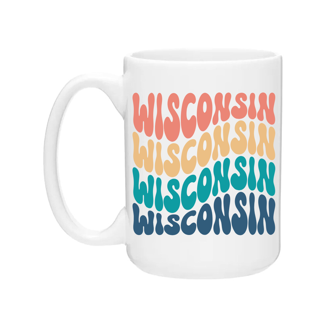 Ceramic Coffee Mug | Groovy Wisconsin