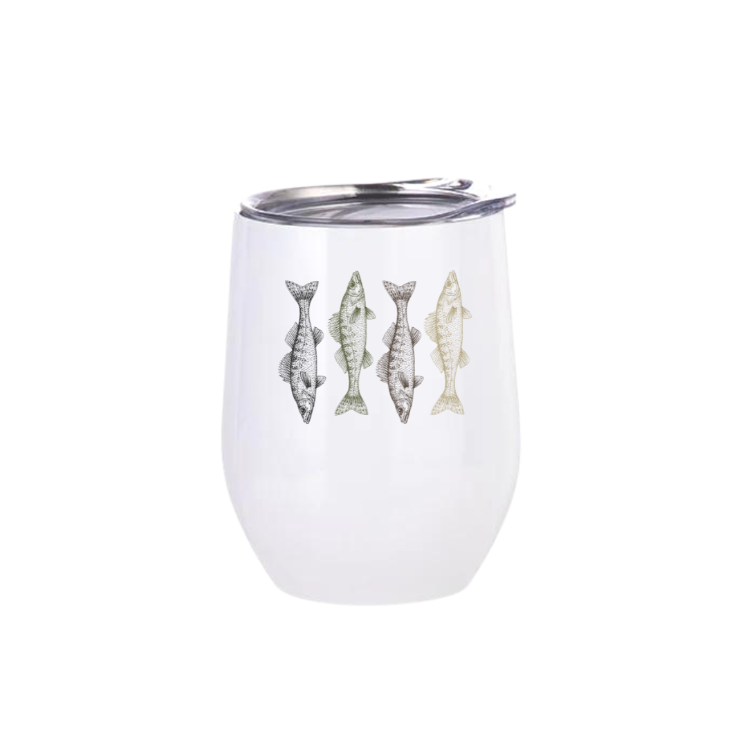Wine Tumbler | Natural Walleye