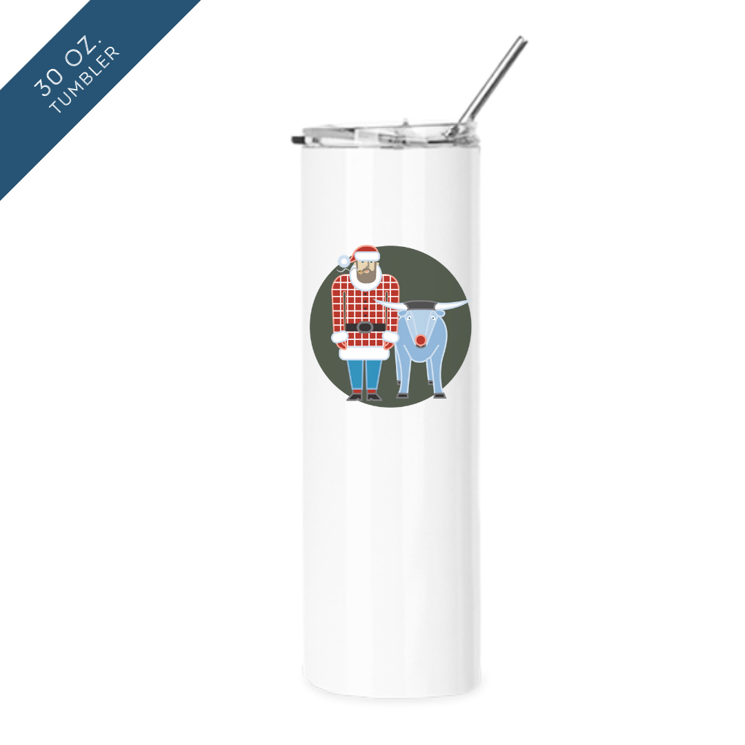 Insulated Tumblers | Holiday Paul Bunyan + Babe