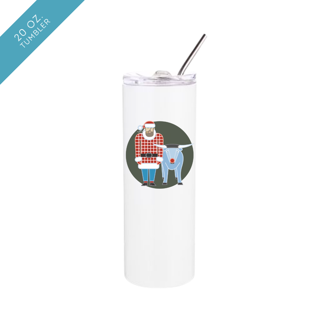 Insulated Tumblers | Holiday Paul Bunyan + Babe