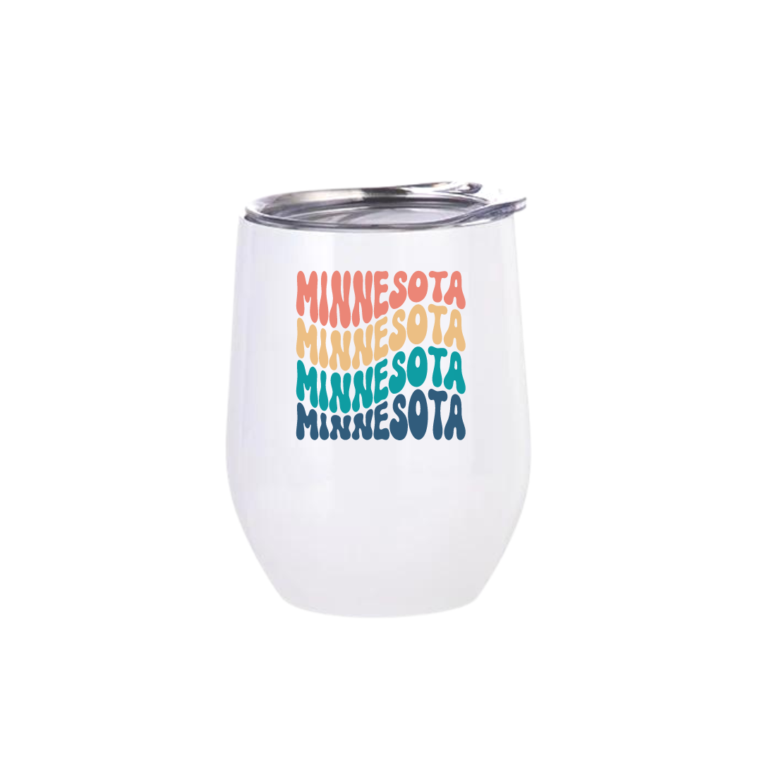 Wine Tumbler | Groovy Minnesota