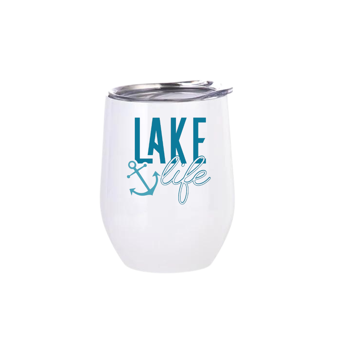 Wine Tumbler | Lake Life Anchor
