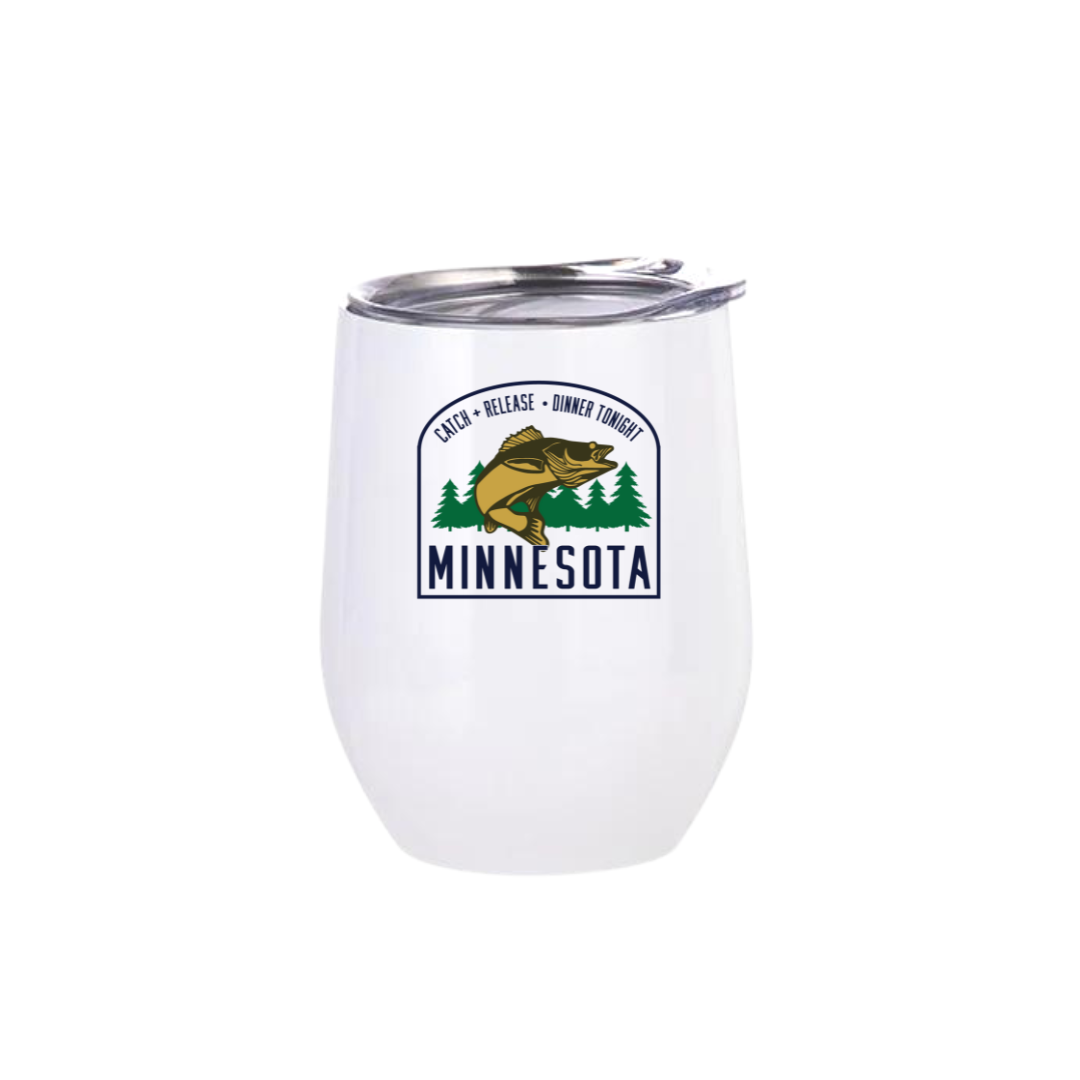 Wine Tumbler | MN Walleye Badge