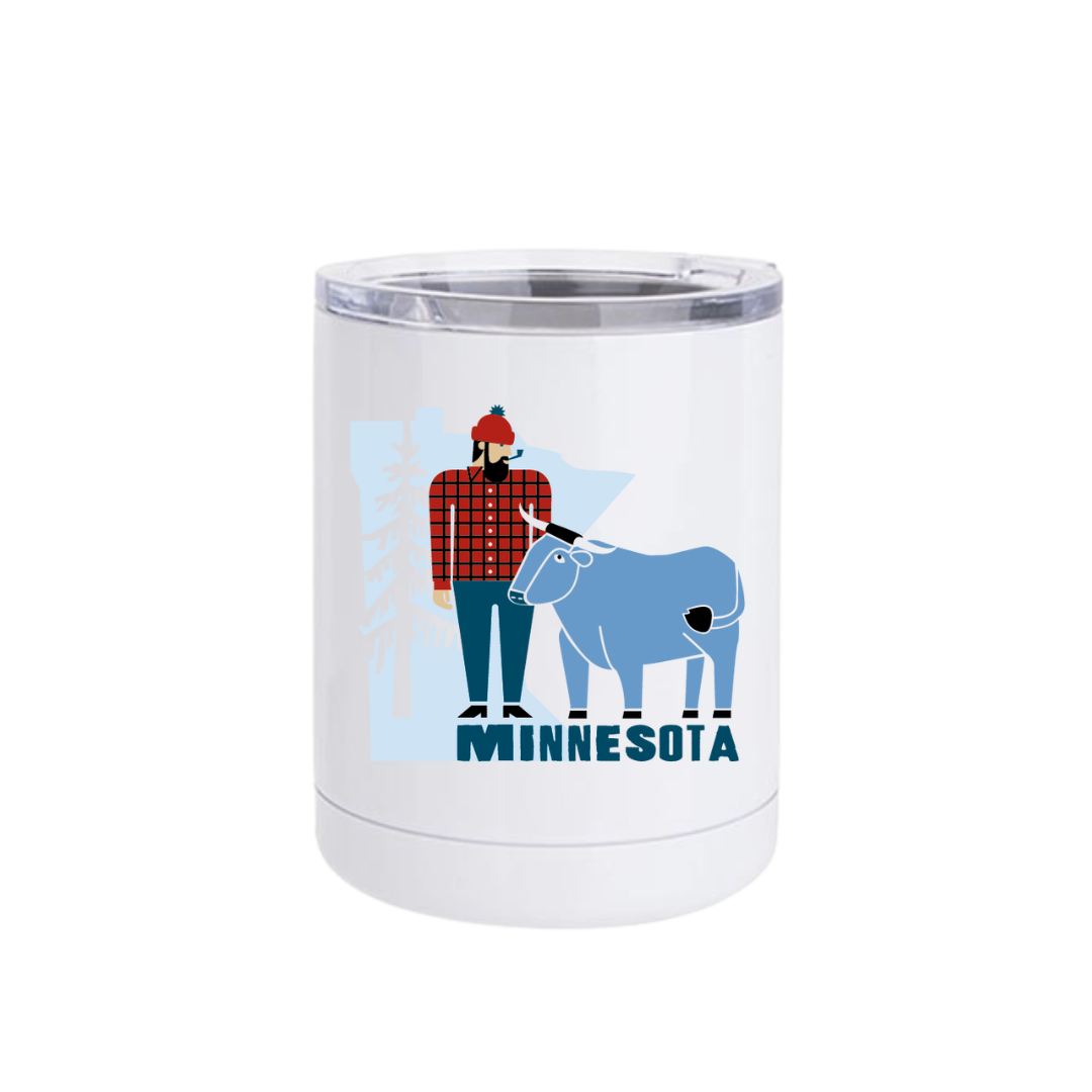 Short Tumbler | Minnesota Paul Bunyan + Babe