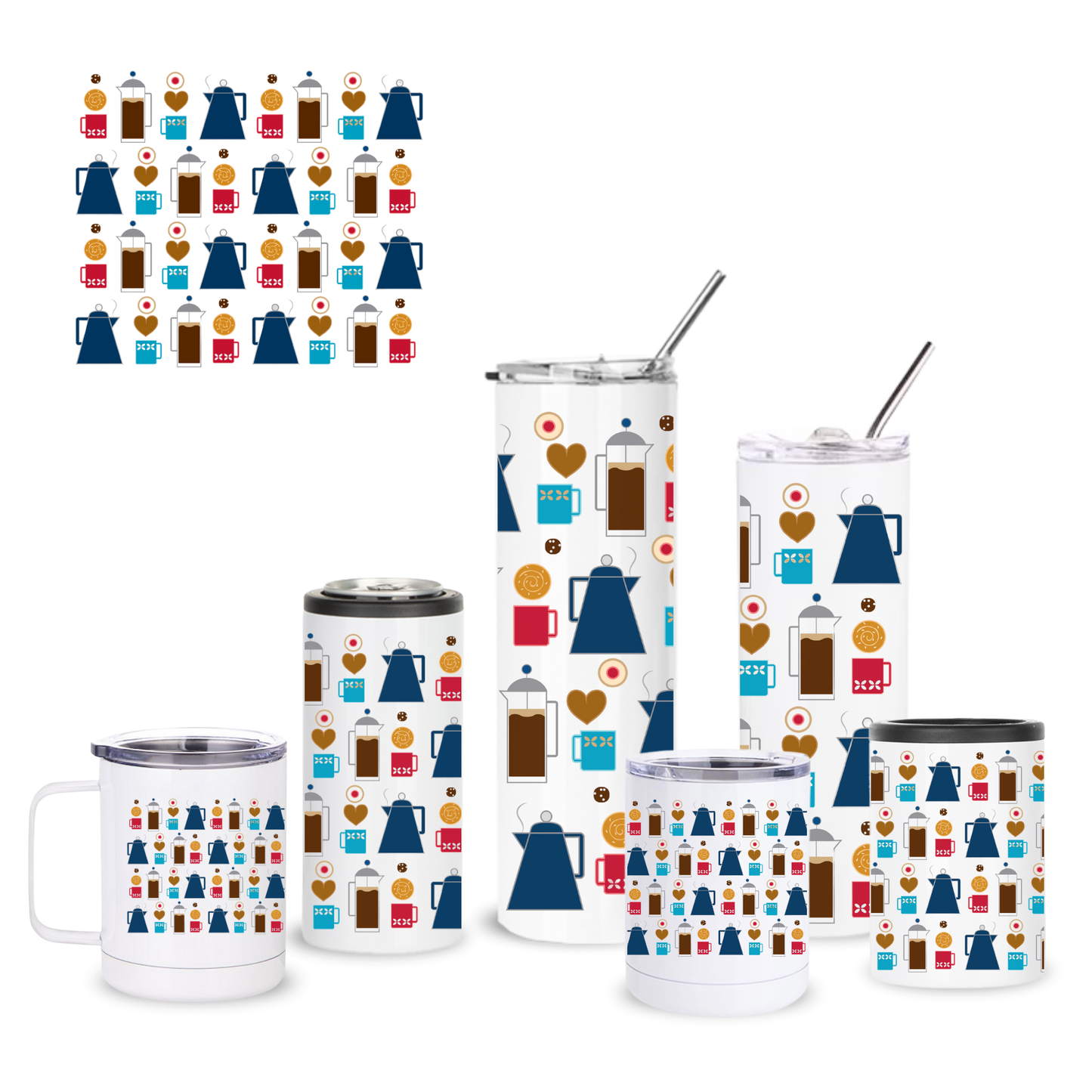 Cookies + Coffee Insulated Drinkware