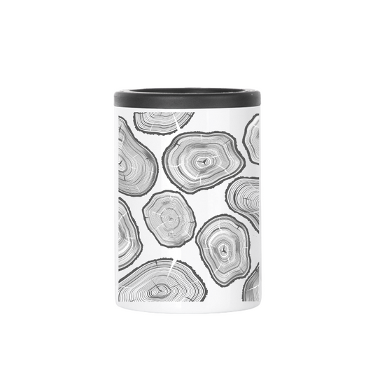 Insulated Can Cooler |  Tree Rings Wrap