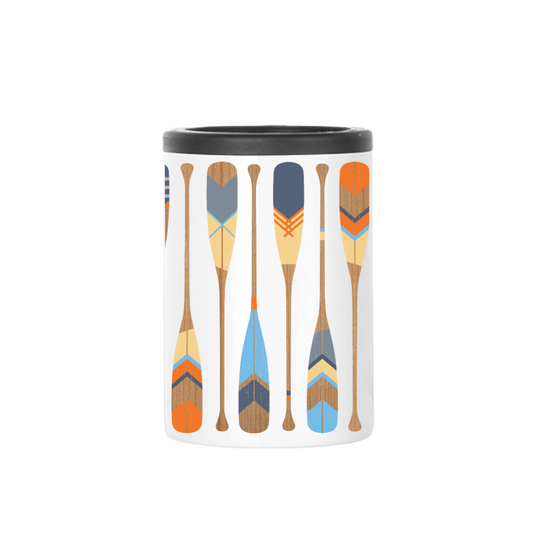 Insulated Can Cooler |  Painted Paddle Wrap