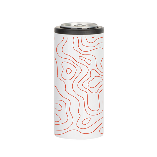 Insulated Skinny Cooler | Topography Wrap