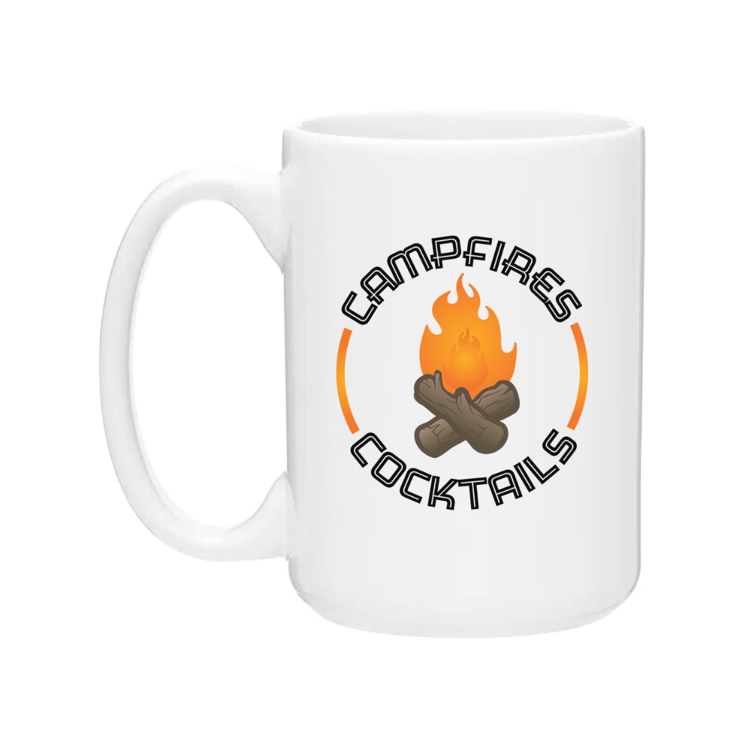 Ceramic Coffee Mug | Campfires and Cocktails