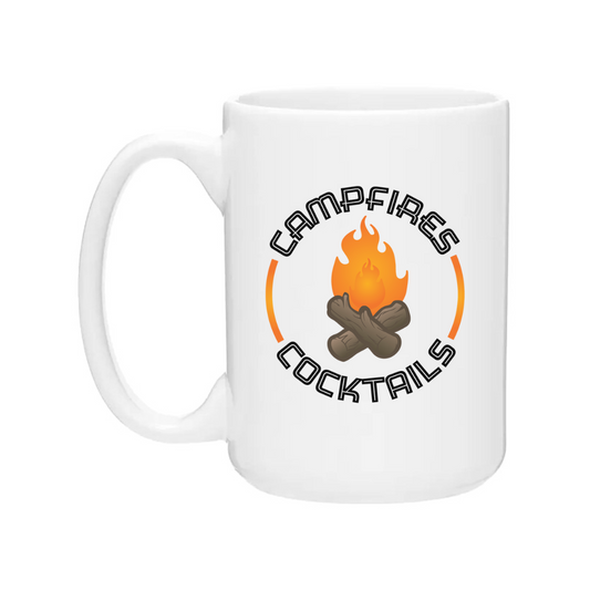 Ceramic Coffee Mug | Campfires and Cocktails