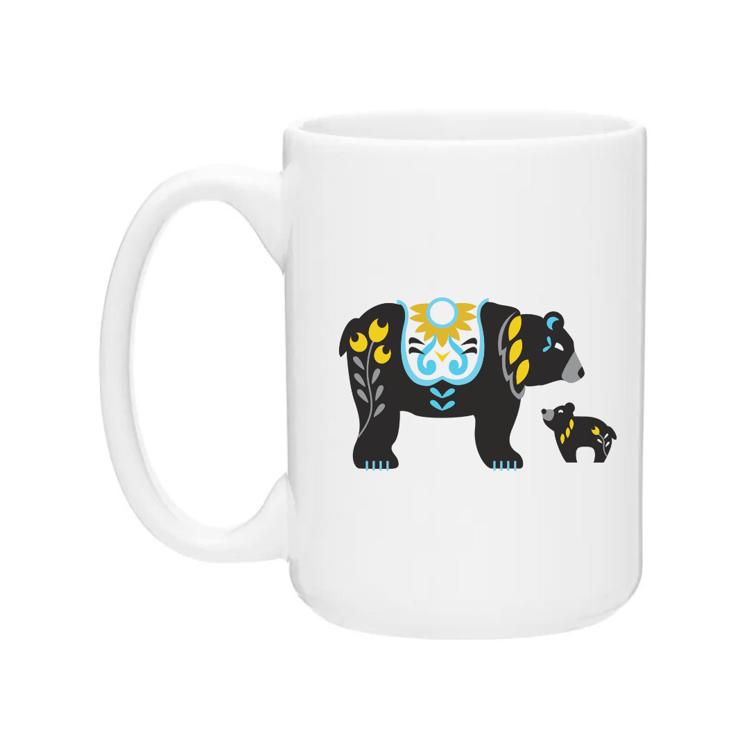 Ceramic Coffee Mug | Dala Bear + Cub