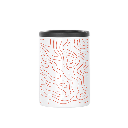 Insulated Can Cooler |  Topography Wrap