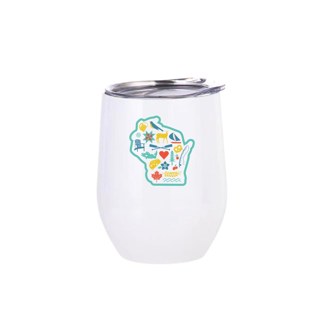 WI Love State Insulated Drinkware