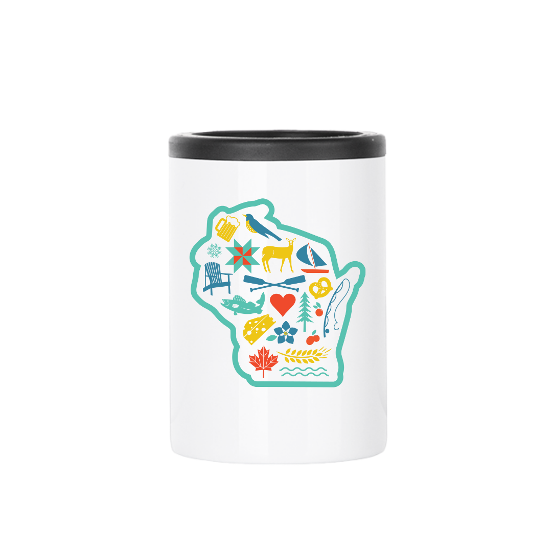 WI Love State Insulated Drinkware