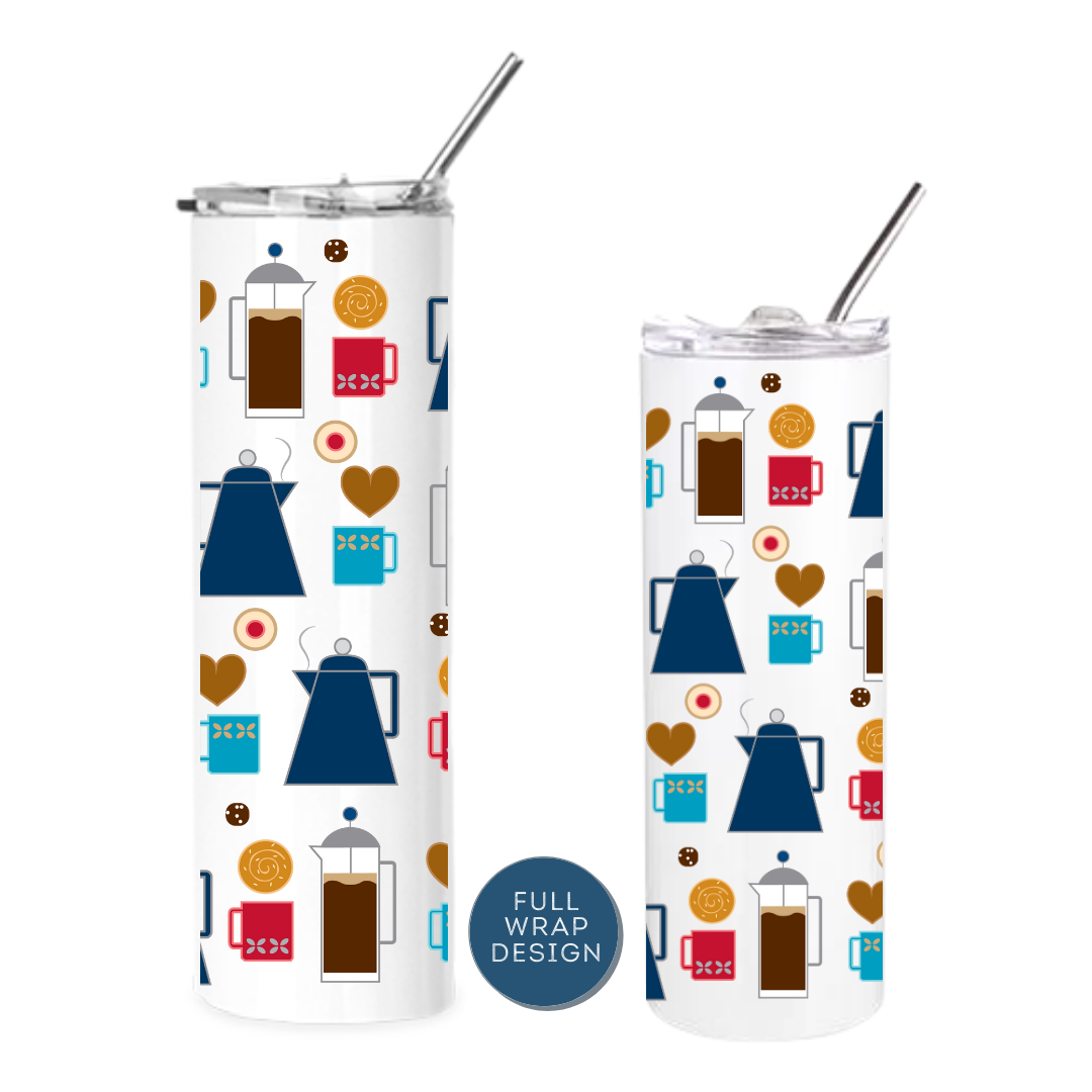 Insulated Tumblers | Coffee and Cookies Wrap