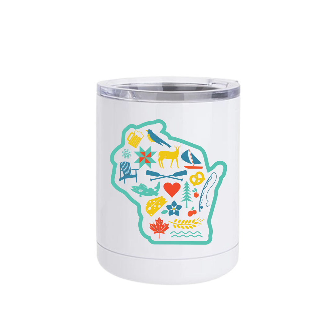 WI Love State Insulated Drinkware