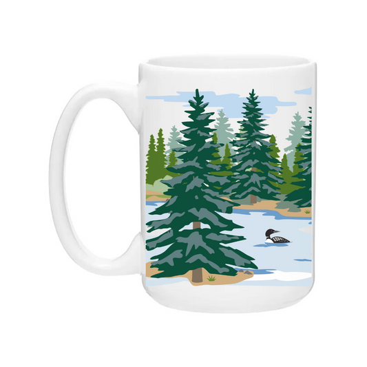 Ceramic Coffee Mug | Loon Lake Wrap