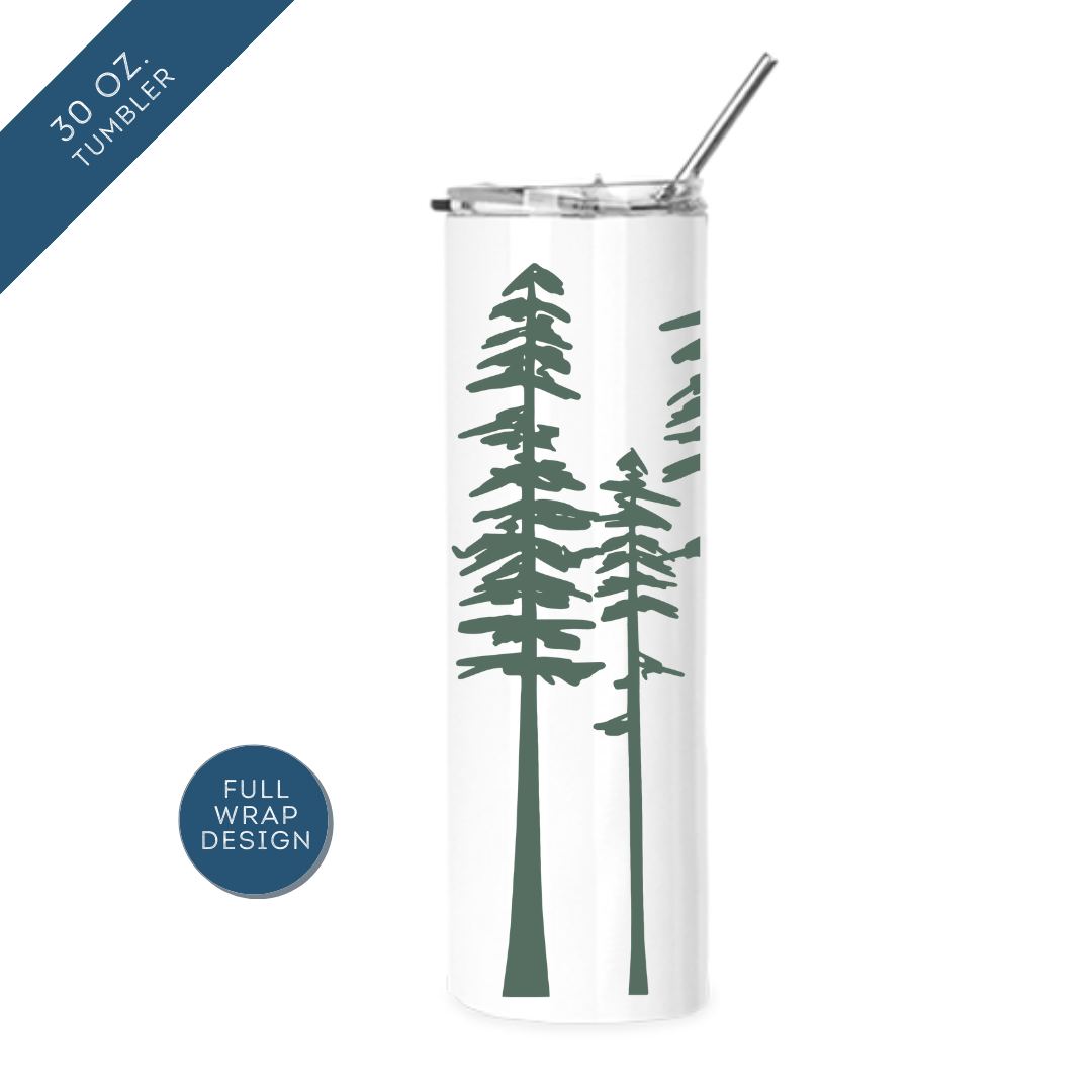 Insulated Tumblers | Pine Doodle Wrap