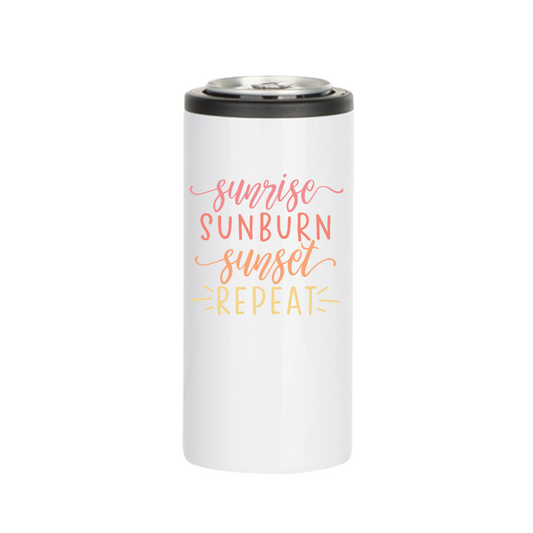 Insulated Skinny Cooler | Sunrise Sunset