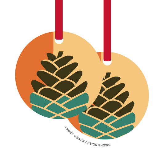 Metal Ornament | TAALLA Pinecone