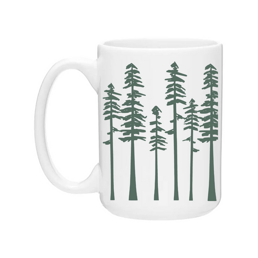 Ceramic Coffee Mug | Pine Doodles Wrap